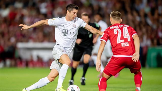 Bayern ease past Cottbus into German Cup second round
