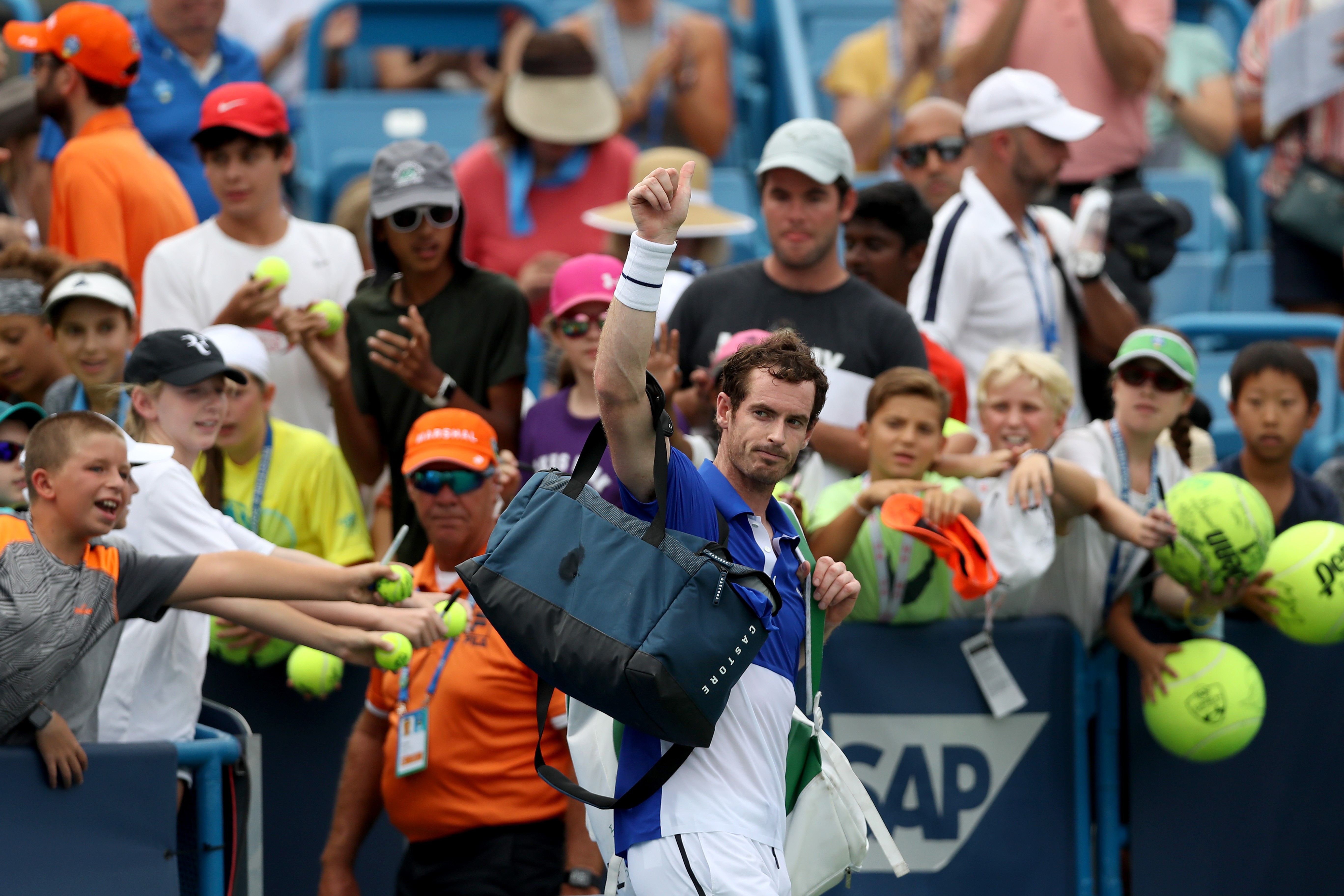 Andy Murray lors du Masters 1000 de Montréal 2019