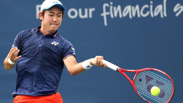 Nishikori était malade, Nishioka en a bien profité Nishikori était malade, Nishioka en a bien profité