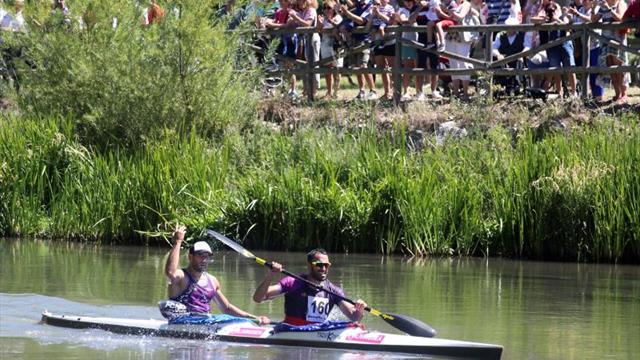 Los asturianos Estomba y Bouzán se imponen en el 55 Descenso del Pisuerga