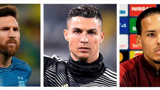 Messi, Cristiano y Van Dijk, nominados al Premio Jugador del Año de la UEFA