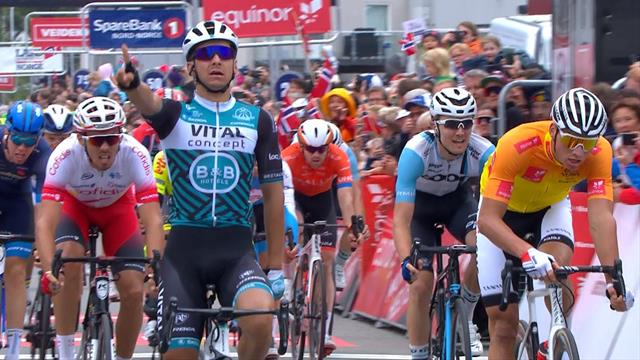 Arctic Race of Norway | 'Buitenaardse' Van Der Poel verliest sprint van Coquard Arctic Race of Norway | 'Buitenaardse' Van Der Poel verliest sprint van Coquard