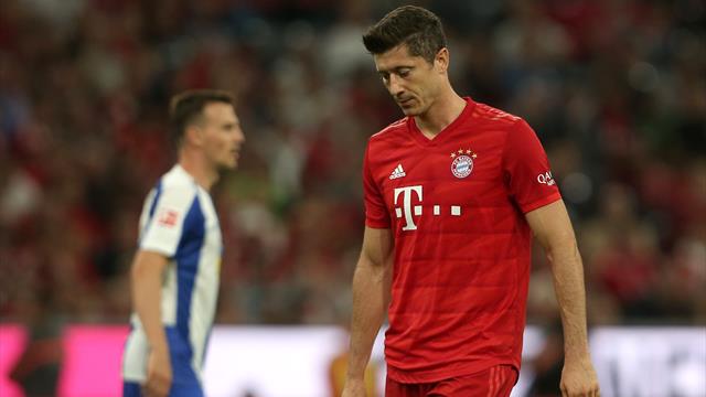 Lewandowski non basta, il Bayern stecca la prima: solo 2-2 con l'Hertha Berlino