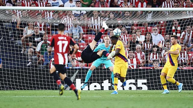 Mamma mia ! La reprise acrobatique venue d'ailleurs d'Aduriz a mis le Barça à terre