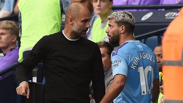 ¡Alto voltaje! El encontronazo entre Agüero y Guardiola tras su sustitución