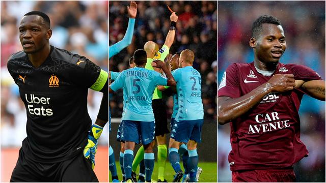 Mandanda de retour, pluie de cartons, Diallo le goleador : les tops et les flops de samedi