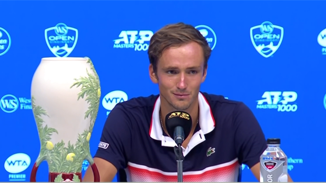 Medvedev - I had no energy left to celebrate Cincinnati title Medvedev - I had no energy left to celebrate Cincinnati title