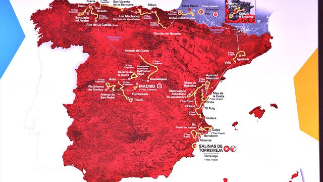 Die 21 Etappen der Vuelta im Strecken-Video: So sieht der Kurs 2019 aus Die 21 Etappen der Vuelta im Strecken-Video: So sieht der Kurs 2019 aus