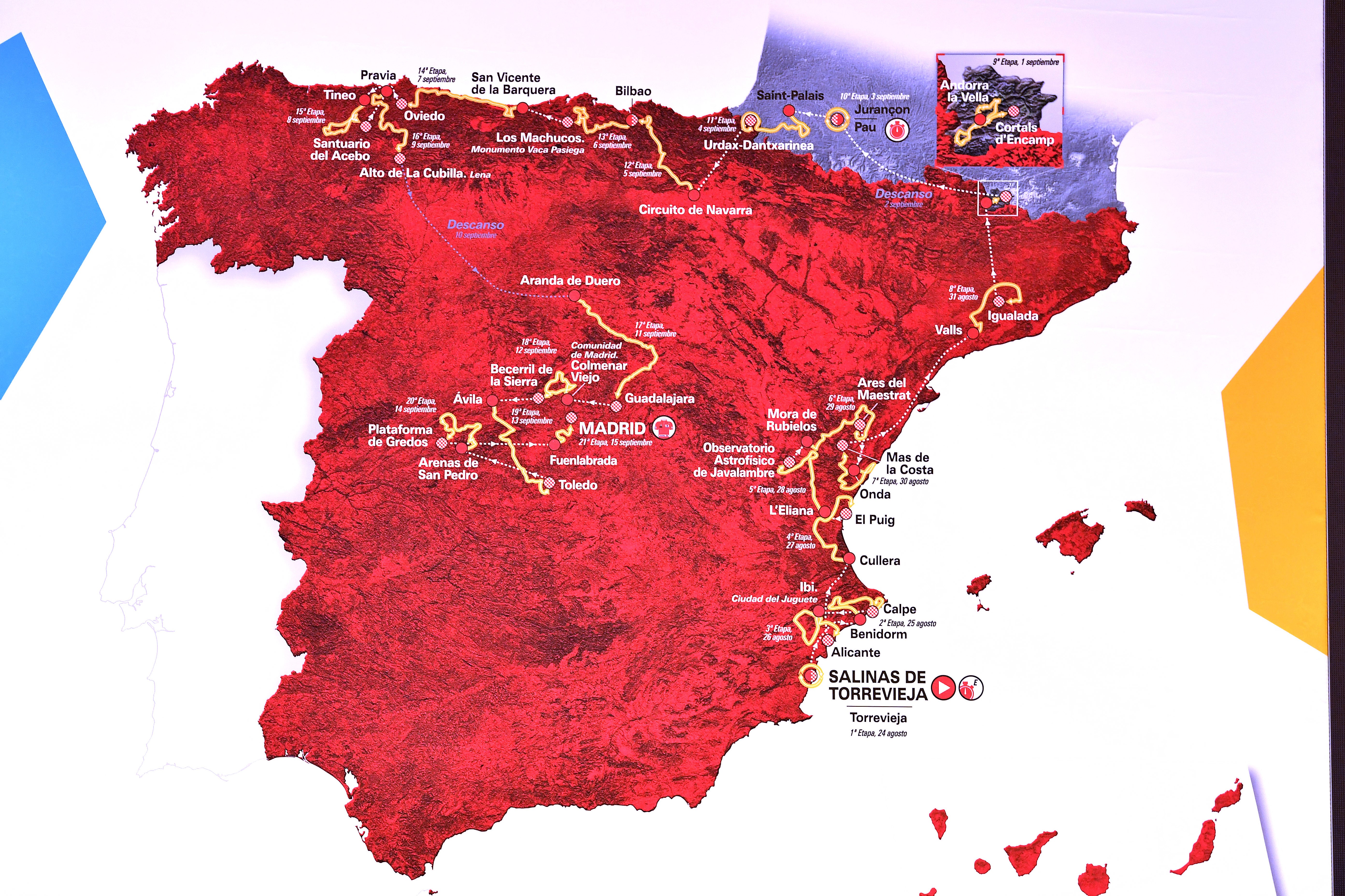 La Vuelta Stage 14 Route Map La Vuelta A Espana 2019 Stage 14 Profile, Route And Map - San Vicente De La  Barquera To Oviedo - Eurosport