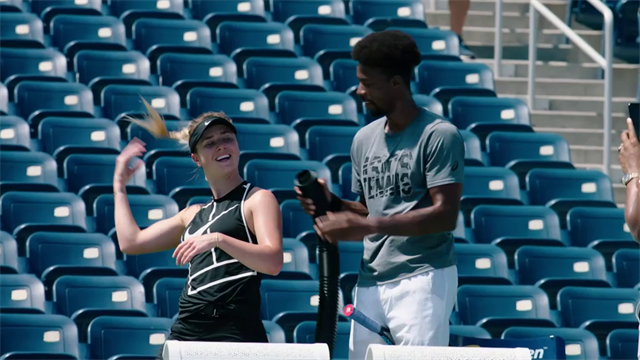 Monfils e Svitolina: gag, risate e spettacolo della coppia del tennis Monfils e Svitolina: gag, risate e spettacolo della coppia del tennis