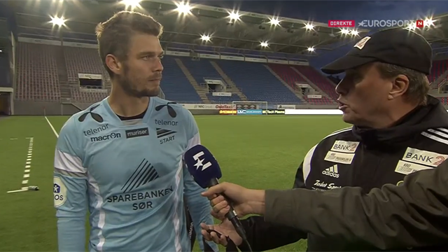 Start-keeper og Tom Nordlie i tottene på hverandre etter kamp: – Er du blind? Start-keeper og Tom Nordlie i tottene på hverandre etter kamp: – Er du blind?