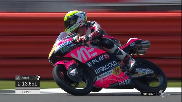 Moto3 pole voor Arbolino voor Dalla Porta bij GP van Groot-Brittannië Moto3 pole voor Arbolino voor Dalla Porta bij GP van Groot-Brittannië