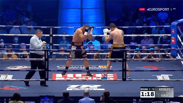 Brutal KO en el primer asalto de Romanov a Balmaceda Brutal KO en el primer asalto de Romanov a Balmaceda