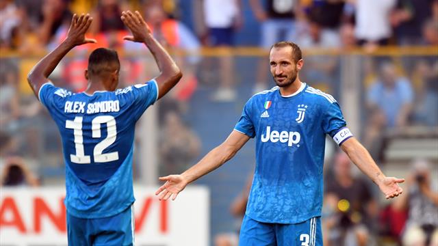 Buona la prima della Juventus di Sarri: basta Chiellini, a Parma è 0-1