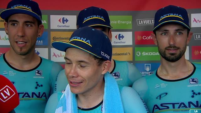 Vuelta a España 2019, Superman López: "Estamos muy contentos pero solo es la primera etapa" Vuelta a España 2019, Superman López: "Estamos muy contentos pero solo es la primera etapa"