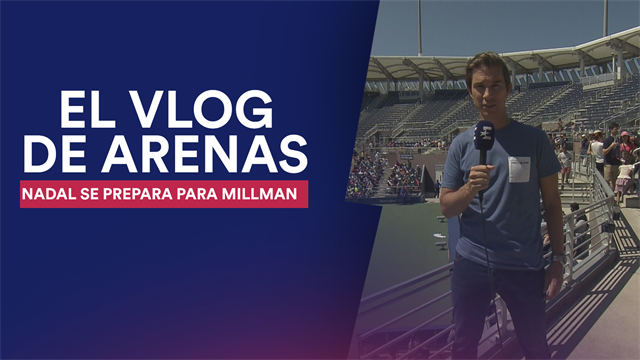 Vlog Arenas: Nadal se entrena duro en el 'kids day' antes de medirse a Millman Vlog Arenas: Nadal se entrena duro en el 'kids day' antes de medirse a Millman