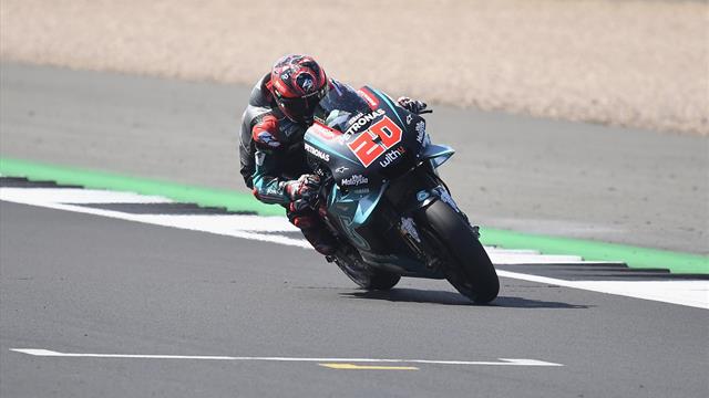 Warm-up: Quartararo beffa Marquez, Dovizioso è 3° davanti a Valentino Rossi