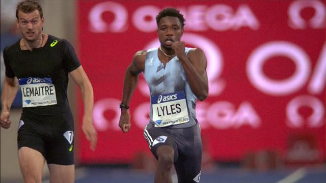 Lyles beats Bolt 200m record at Paris Diamond League Lyles beats Bolt 200m record at Paris Diamond League