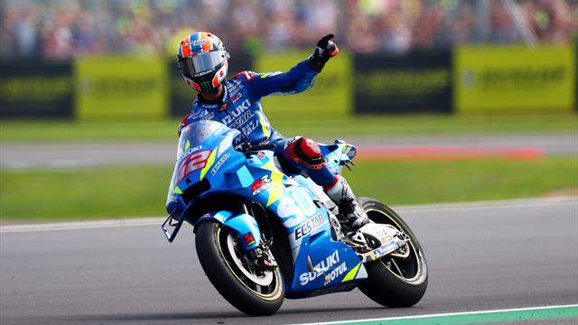 Capolavoro di Rins che batte Marquez al fotofinish! Terzo Viñales, poi Rossi