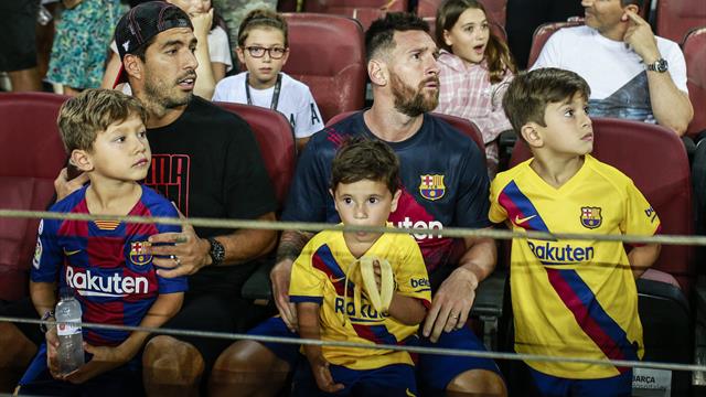 Fan du Real et de Liverpool, le fils de Messi a refait des siennes au Camp Nou