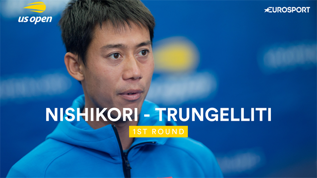 US Open samenvatting: Nishikori vs. Trungelliti US Open samenvatting: Nishikori vs. Trungelliti