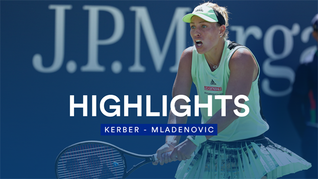 Une grosse frayeur puis Mladenovic s'est surpassée pour battre Kerber : sa victoire en vidéo Une grosse frayeur puis Mladenovic s'est surpassée pour battre Kerber : sa victoire en vidéo