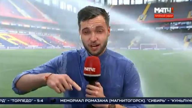Quand un journaliste sportif prend l’eau en Russie