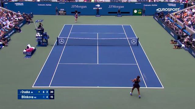 Блинкова навязала борьбу Осаке, но не низложила чемпионку US Open Блинкова навязала борьбу Осаке, но не низложила чемпионку US Open