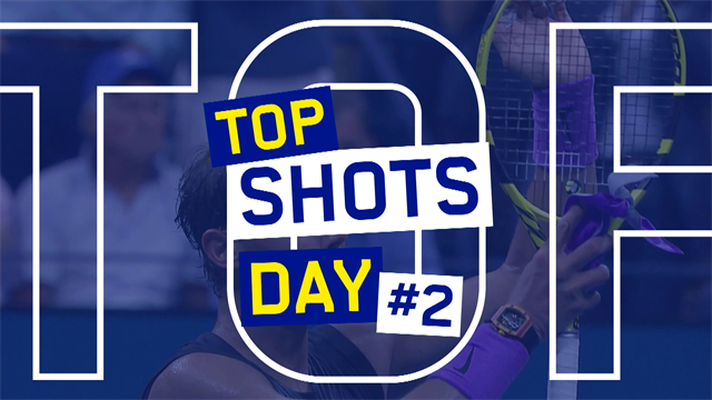 De 5 mooiste punten van Dag 2 van de US Open De 5 mooiste punten van Dag 2 van de US Open