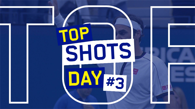 De 5 mooiste punten van dag 3 van de US Open De 5 mooiste punten van dag 3 van de US Open