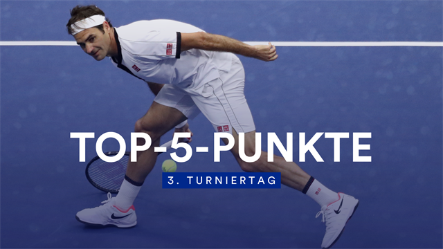 Top-5-Punkte: Federer brilliert mit letzter Kraft Top-5-Punkte: Federer brilliert mit letzter Kraft