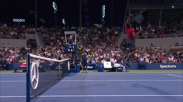 US Open | Showman Monfils wint wedstrijd in stijl US Open | Showman Monfils wint wedstrijd in stijl