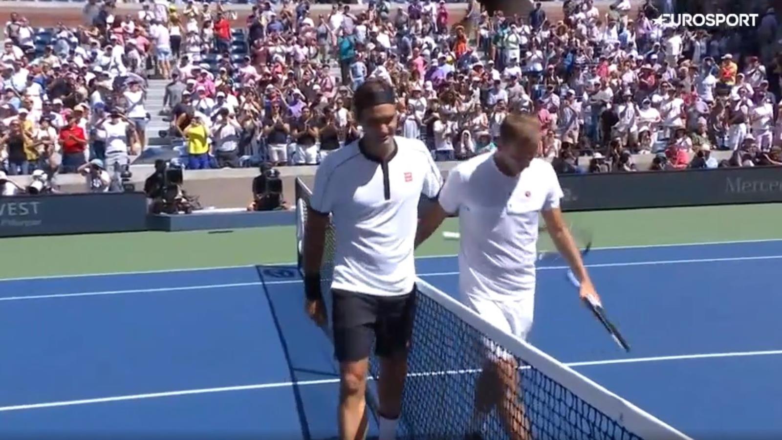 ВИДЕО - Обзор матча US Open Федерер – Эванс - US Open - Eurosport.ru