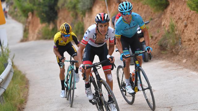 La nuova classifica generale: Miguel Angel Lopez in rosso, ma Roglic c'è. Aru è 10°