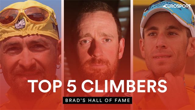 Brad's Hall of Fame - Wiggins names his five favourite climbers from cycling history Brad's Hall of Fame - Wiggins names his five favourite climbers from cycling history