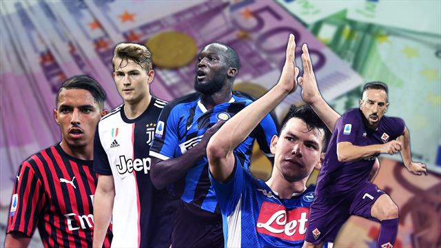 Tabellone di mercato: tutti gli acquisti del calciomercato estivo della Serie A 2019-2020