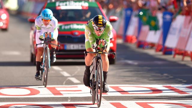Uragano Roglic! Si prende la crono e la roja: Quintana a 3 minuti, si salva solo Valverde