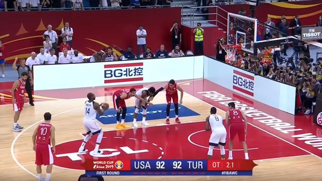 Team USA-Turchia 93-92: gli highlights della vittoria col brivido in overtime