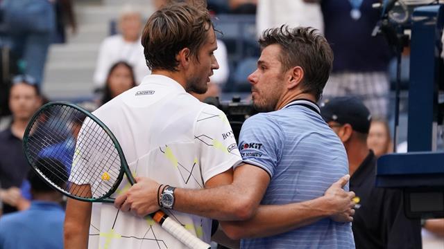 Medvedev sees off Wawrinka to reach maiden Grand Slam semi-final