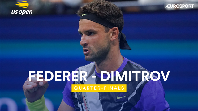 Se høydepunktene: Federer ute av US Open – Dimitrov videre til semifinale Se høydepunktene: Federer ute av US Open – Dimitrov videre til semifinale