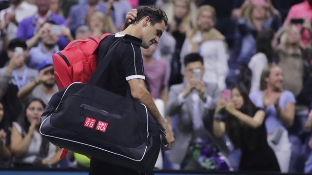 Tydelig skuffet Federer med sjokktap i US Open