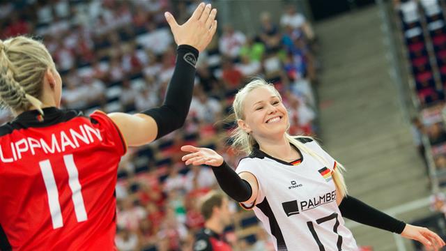Aggressiv und voller Selbstvertrauen: Volleyballerinnen feiern EM-Gruppensieg