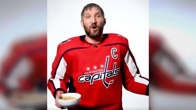 Овечкин стал лицом хлопьев «Ovi O’s». Часть средств будет направлена на борьбу с детским раком