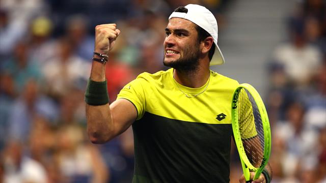 Berrettini outlasts Monfils in five-set rollercoaster to reach first Grand Slam semi