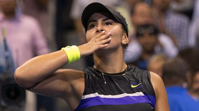 Andreescu, main en or et tête froide