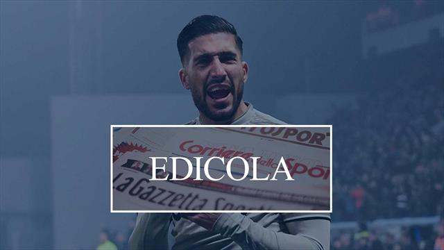 Edicola: Juventus, nervi tesi Sarri-Paratici. Emre Can al PSG a gennaio?