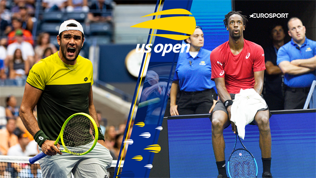 Highlights: Berrettini besejrede Monfils i maratonkamp Highlights: Berrettini besejrede Monfils i maratonkamp