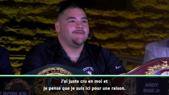 Poids lourds - Ruiz Jr. : ''Je vais prouver que tout le monde a tort'' Poids lourds - Ruiz Jr. : ''Je vais prouver que tout le monde a tort''