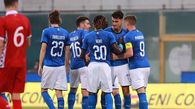 Buona la prima per l'Under 21 di Nicolato, perentorio 4-0 alla Moldavia