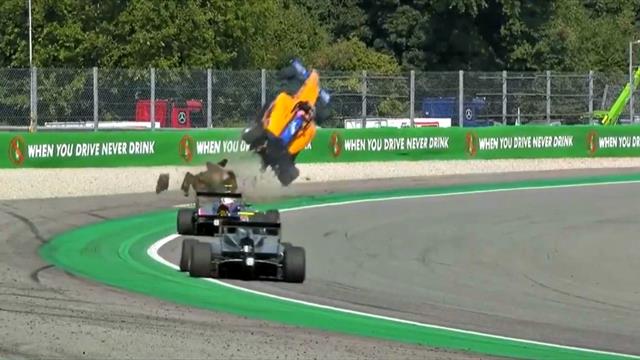 Un vibreur mal placé et une F3 s'est envolée: hallucinant accident à Monza